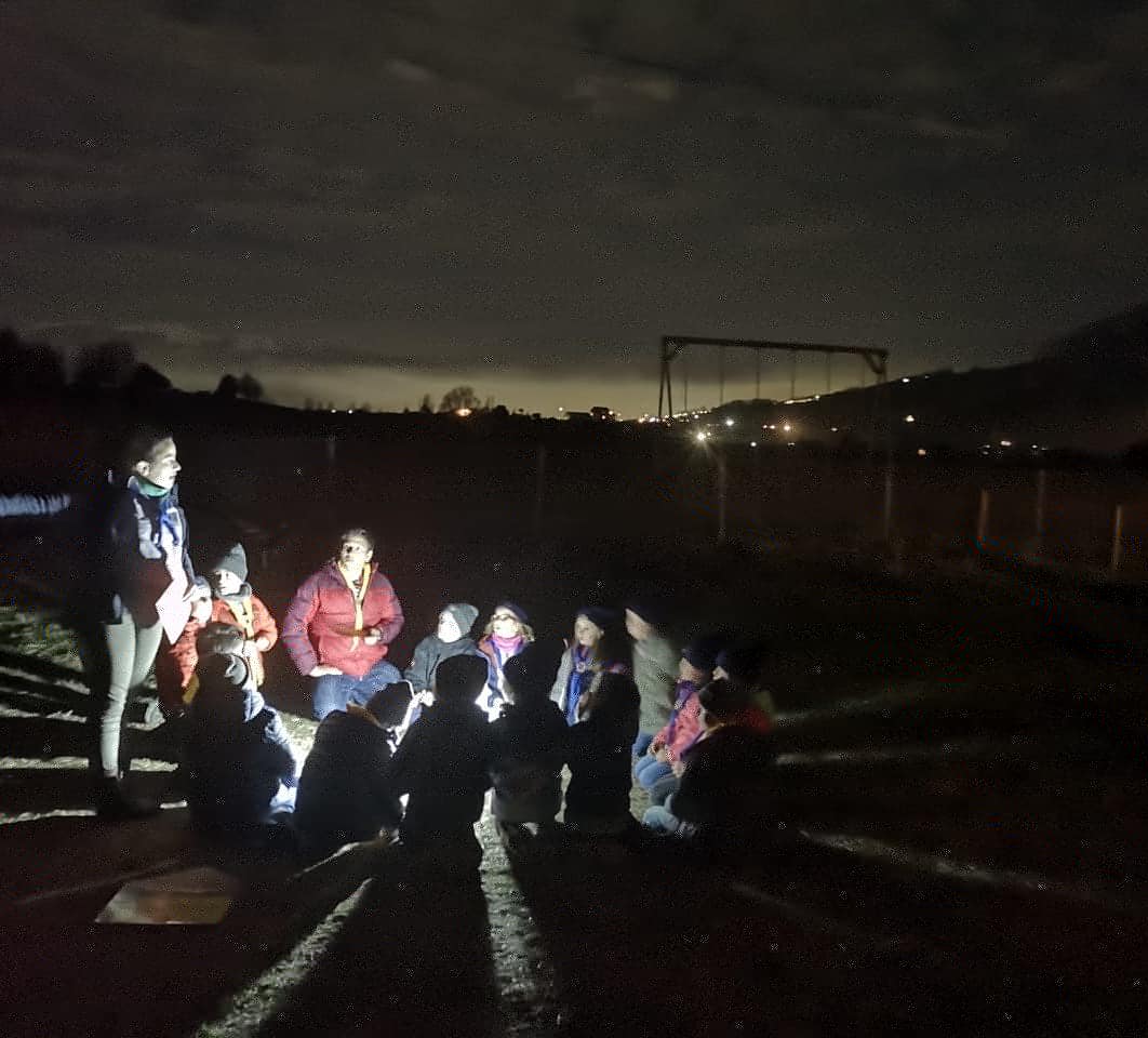 Juegos nocturnos Grupo Scout Colegio Patagonia.